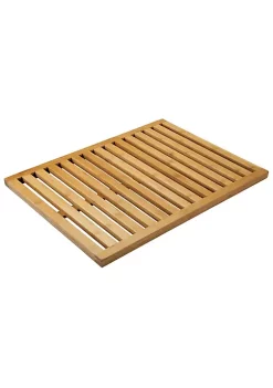 Cheapest 😉 MDesign Slated Non-Slip Bamboo Bath Mat ⌛