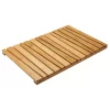 Hot Sale ⭐ MDesign Slated Bamboo Spa Mat 👏 -Storage Basket Store Belk 3094