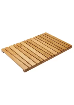 Hot Sale ⭐ MDesign Slated Bamboo Spa Mat 👏