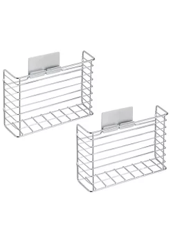 Best deal 🛒 MDesign Adhesive Mount Wire Basket 11" x 4" x 9" 💯