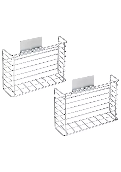 Best deal π MDesign Adhesive Mount Wire Basket 11" x 4" x 9" π― 4 Best deal π MDesign Adhesive Mount Wire Basket 11" x 4" x 9" π― - Image 2