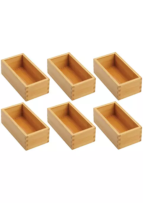 Promo π MDesign Bamboo In-Drawer Tray Set 3.5" x 7" x 2.5" π 3 Promo π MDesign Bamboo In-Drawer Tray Set 3.5" x 7" x 2.5" π