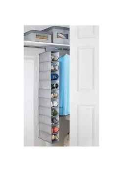 New 🎉 MDesign 2-Piece Fabric Hanging Organizer Set 💯 -Storage Basket Store Belk 3163