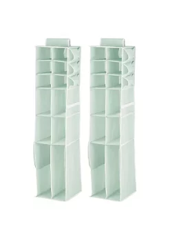Promo ⌛ MDesign 12-Section Hanging Closet Organizer ❤️ -Storage Basket Store Belk 3168