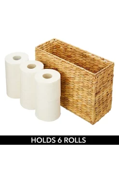 Best reviews of ⭐ MDesign Hyacinth Toilet Paper Basket 15" x 6" x 10" 👏 -Storage Basket Store Belk 3218