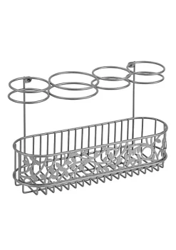 Discount 😉 MDesign Vine Wall Mount Hair Styling Tool Rack 😀 -Storage Basket Store Belk 3232