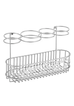 Discount 😉 MDesign Vine Wall Mount Hair Styling Tool Rack 😀 -Storage Basket Store Belk 3234