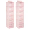 Outlet ❤️ MDesign 6-Shelf Hanging Closet Organizer 😍 -Storage Basket Store Belk 3238