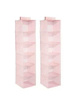 Outlet ❤️ MDesign 6-Shelf Hanging Closet Organizer 😍