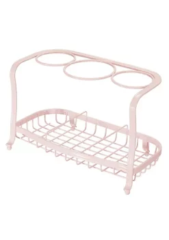 Deals 🌟 MDesign 3-Section Countertop Hair Tool Rack 🔥 -Storage Basket Store Belk 3263