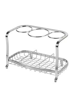 Deals 🌟 MDesign 3-Section Countertop Hair Tool Rack 🔥 -Storage Basket Store Belk 3265