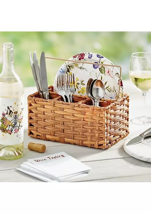 Top 10 π MDesign Woven Plastic Cutlery Caddy π 4 Top 10 π MDesign Woven Plastic Cutlery Caddy π - Image 2