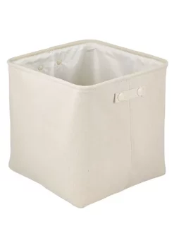 Wholesale 😀 MDesign Cotton Bin with Handles 13" x 13" x 13" ✔️ -Storage Basket Store Belk 3303