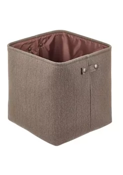 Wholesale 😀 MDesign Cotton Bin with Handles 13" x 13" x 13" ✔️ -Storage Basket Store Belk 3305