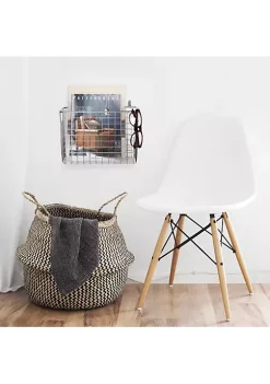 Promo 🌟 MDesign Wall Mount Wire Basket 6" x 12" x 8" 🧨 -Storage Basket Store Belk 3317