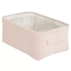 Outlet 🛒 MDesign Fabric Bin with Handles 15" x 6" x 5.5" ✔️ -Storage Basket Store Belk 3337