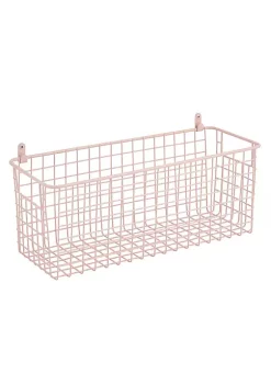 Coupon ⭐ MDesign Wall Mount Wire Basket 6" x 16" x 6" 😀 -Storage Basket Store Belk 3357