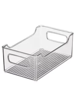 Outlet 🎉 MDesign Stackable Bin with Handles 14.5" x 8" x 4" 🎁 -Storage Basket Store Belk 3361