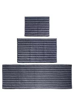 Promo 👏 MDesign Cotton Ribbed Bath Mat Set 🛒