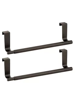 Best Pirce 💯 MDesign Expandable Over Cabinet Towel Bar 😀 -Storage Basket Store Belk 385