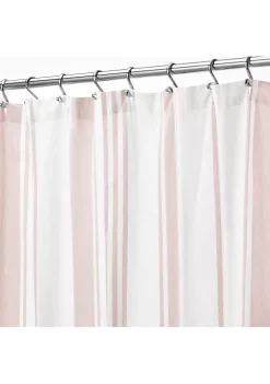 Flash Sale ⭐ MDesign Cotton Stripe Shower Curtain 👍 -Storage Basket Store Belk 396