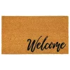 Buy ✔️ MDesign Welcome Coir Entryway Doormat ❤️ -Storage Basket Store Belk 40