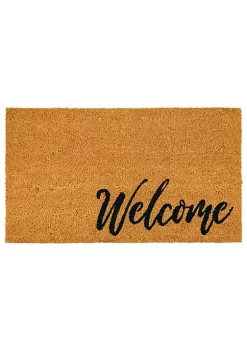 Buy ✔️ MDesign Welcome Coir Entryway Doormat ❤️