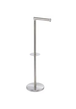 Top 10 ✔️ MDesign 2-Roll Reserve Stainless Steel Toilet Paper Stand 🔥 -Storage Basket Store Belk 407
