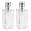 Flash Sale 👏 MDesign Square Glass Refillable Foaming Soap Dispenser ⭐ -Storage Basket Store Belk 411