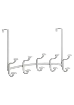 Best Sale 🔔 MDesign 10-Hook Over Door Rack Set ⌛ -Storage Basket Store Belk 459