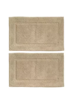 Wholesale 💯 MDesign Cotton Border Bath Mat Set ⌛