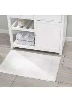 Wholesale 💯 MDesign Cotton Border Bath Mat Set ⌛ -Storage Basket Store Belk 500