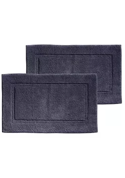 Wholesale 💯 MDesign Cotton Border Bath Mat Set ⌛ -Storage Basket Store Belk 504
