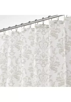 Cheap 🔔 MDesign Damask Shower Curtain 72" x 84" 🔥 -Storage Basket Store Belk 528