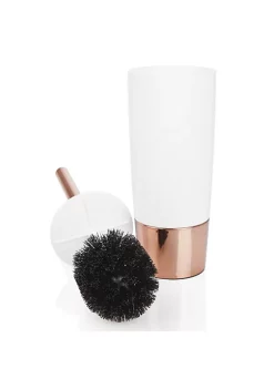 Cheap 🌟 MDesign Metallic Toilet Bowl Brush with Holder 🔥
