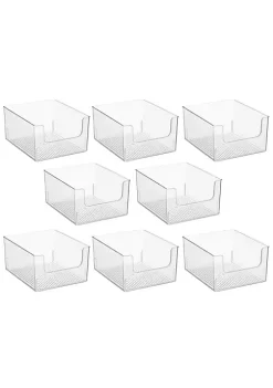 Cheapest 🎉 MDesign Open Front Bin 12" x 10" x 7.75" 💯 -Storage Basket Store Belk 684