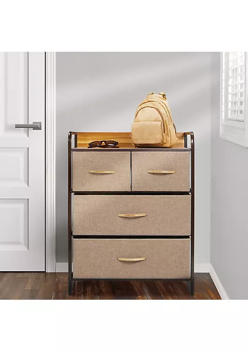 Best Pirce ๐ MDesign 4-Drawer ๐ Dresser with Wood Shelf โจ 5 Best Pirce ๐ MDesign 4-Drawer ๐ Dresser with Wood Shelf โจ - Image 3