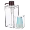 Buy 😍 MDesign Rectangular Mouthwash Dispenser + Cup Holder 🌟 -Storage Basket Store Belk 730