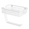 Buy 🎁 MDesign Wall Mount Wire Toilet Paper Holder with Shelf 😀 -Storage Basket Store Belk 755