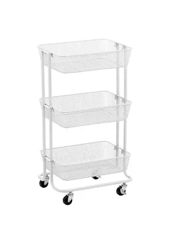 Best deal ❤️ MDesign 3-Tier Cart with Mesh Baskets 🛒