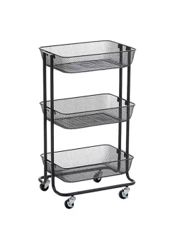 Best deal ❤️ MDesign 3-Tier Cart with Mesh Baskets 🛒 -Storage Basket Store Belk 763