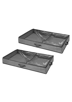 Promo 👍 MDesign Under Bed Box with Handles 🌟 -Storage Basket Store Belk 777