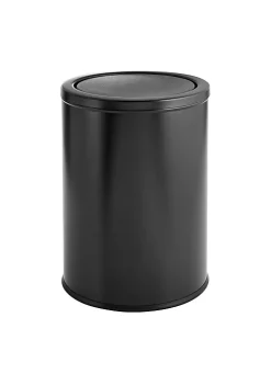 Cheap 🌟 MDesign 18-Liter Swing Lid Trash Can 😍 -Storage Basket Store Belk 807