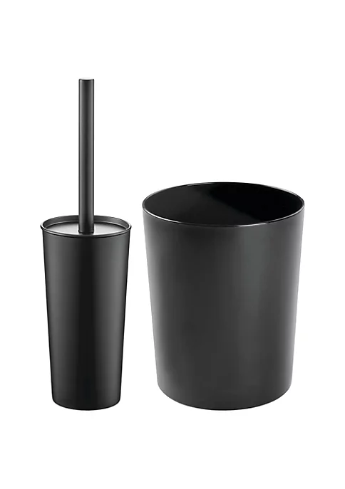 Budget π€© MDesign Round Trash Can + Toilet Brush Set π 4 Budget π€© MDesign Round Trash Can + Toilet Brush Set π - Image 2