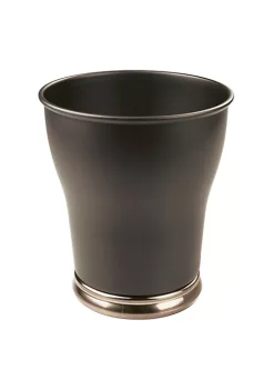 Flash Sale ⌛ MDesign Metal Trash Can with Decorative Base 🎁 -Storage Basket Store Belk 914