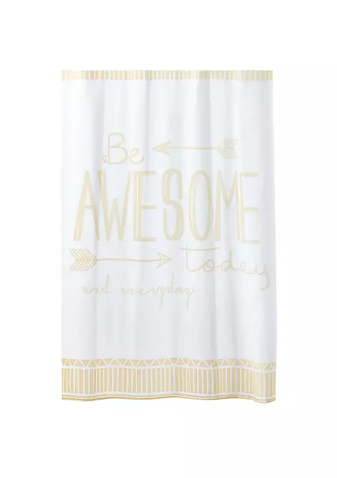 Best Sale π MDesign Be Awesome Today Shower Curtain β¨ 3 Best Sale π MDesign Be Awesome Today Shower Curtain β¨