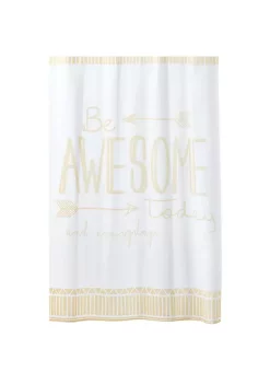 Best Sale π MDesign Be Awesome Today Shower Curtain β¨ 8 Best Sale π MDesign Be Awesome Today Shower Curtain β¨ -Storage Basket Store Belk 930