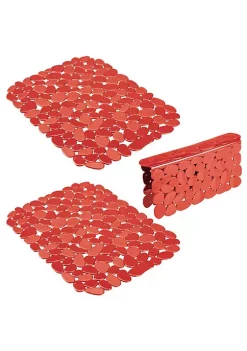 Top 10 ⌛ MDesign 2-Piece Adjustable Pebble Sink Mat with Saddle Set 💯 -Storage Basket Store Belk 944