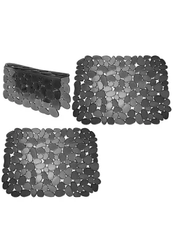 Top 10 ⌛ MDesign 2-Piece Adjustable Pebble Sink Mat with Saddle Set 💯 -Storage Basket Store Belk 945