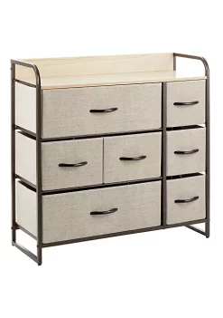 Buy ❤️ MDesign 7-Drawer 👗 Dresser with Wood Shelf 😍 -Storage Basket Store Belk 952